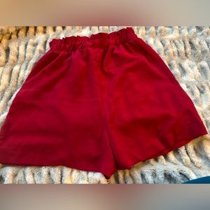 Bershka high waisted shorts with elastic